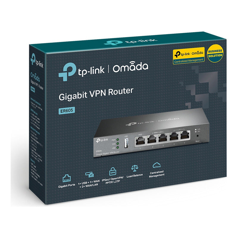 Router Vpn Multi-wan Gigabit Omada, Tp-link Er605