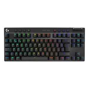 Teclado Gamer Inalámbrico Logitech G PRO X TKL LIGHTSPEED con RGB LIGHTSYNC - Negro