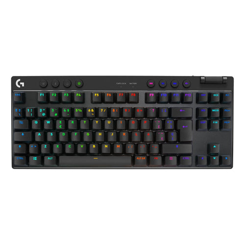 Teclado Gamer Inalámbrico Logitech G PRO X TKL LIGHTSPEED con RGB LIGHTSYNC - Negro