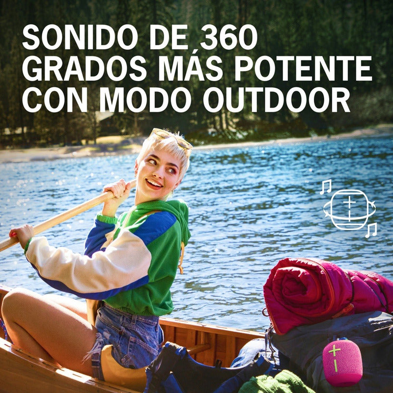 Bocina Impermeable Bluetooth Ultimate Ears Wonderboom 3, Rosado