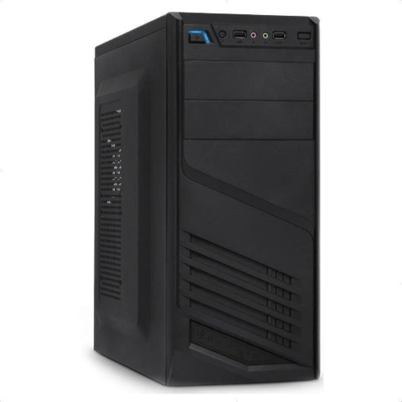 Gabinete Pc Chasis Atx + Fuente De Poder 600w, Xtech Xtq-200 Negro