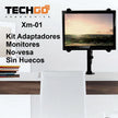 Kit Adaptadores Monitores No-vesa / Sin Huecos, Techgo Xm-01