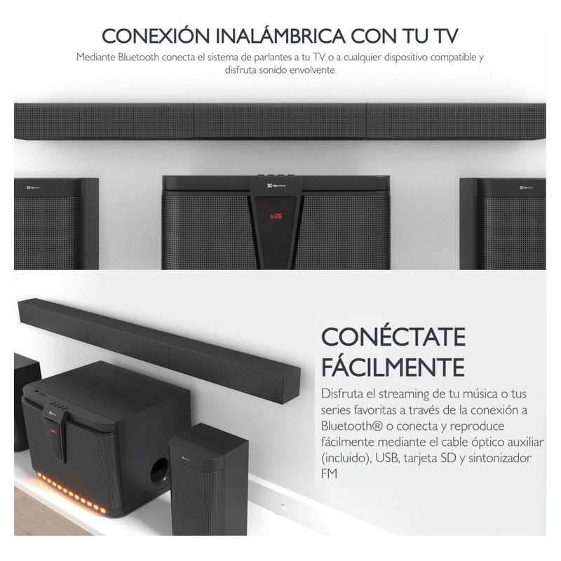 Sistema De Sonido, Klip Xtreme Ksb-500, Bluetooth 5.1 / Rms