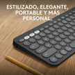 Combo Logitech Bluetooth: Teclado K380s + Mouse M350s, Negro