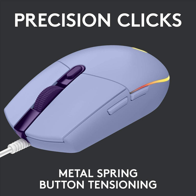 Mouse Gamer Logitech G203 Lightsync Rgb / 8000dpi - Lila