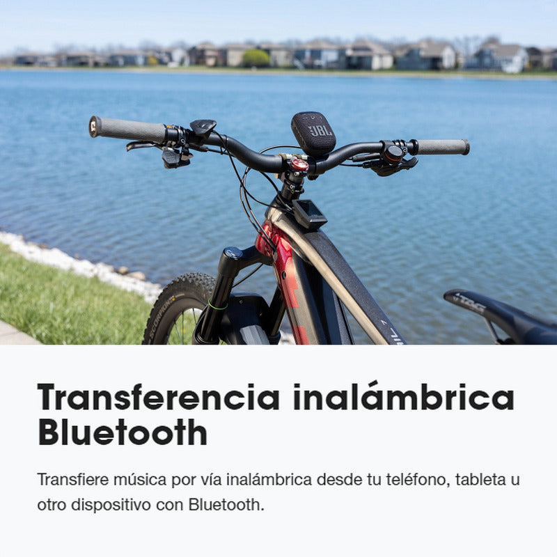 Altavoz Portátil Bluetooth JBL Wind 3 para Bicicleta/Motocicleta a Prueba de Agua y Polvo IP67