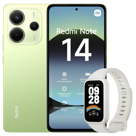 Celular Xiaomi Redmi Note 14 256gb/8gb Vrd + Band 9 Active