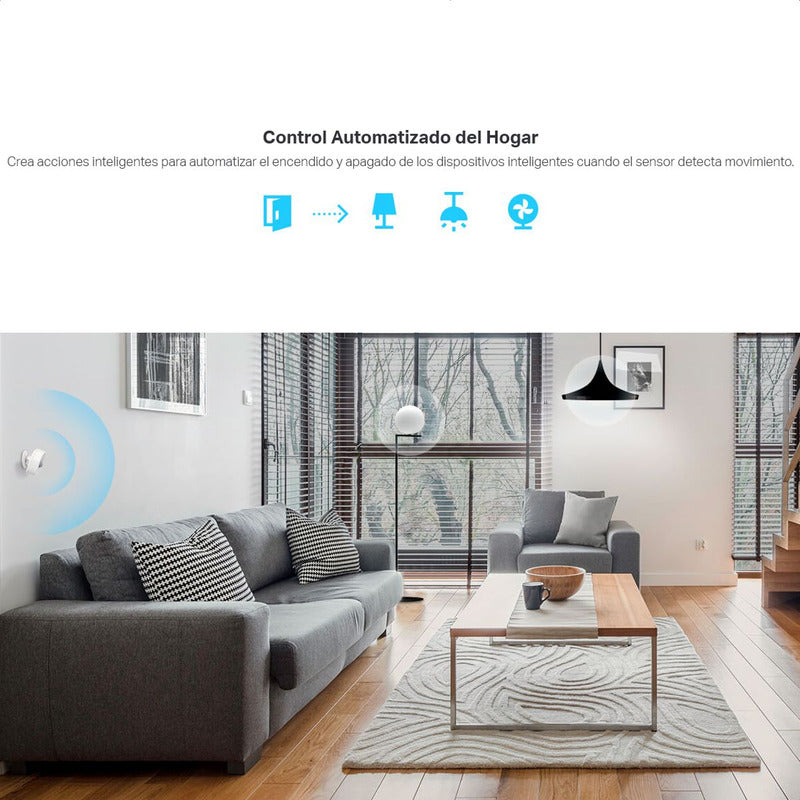 Sensor De Movimiento Inteligente, Tp-link Tapo T100, Blanco