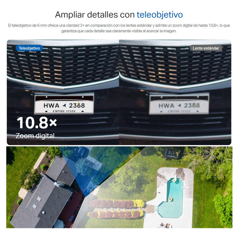 Cámara Seguridad Wifi Con Doble Lente 2k, Tp-link Tapo C246d