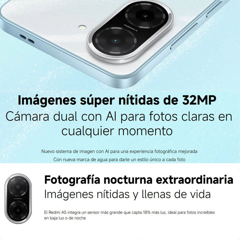 Celular Xiaomi Redmi A5 Dual Sim 128gb/4gb 6.88'' 32mpx Gold