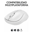 Mouse Bluetooth Logitech M240 Silent Un 90% Silencioso, Wht