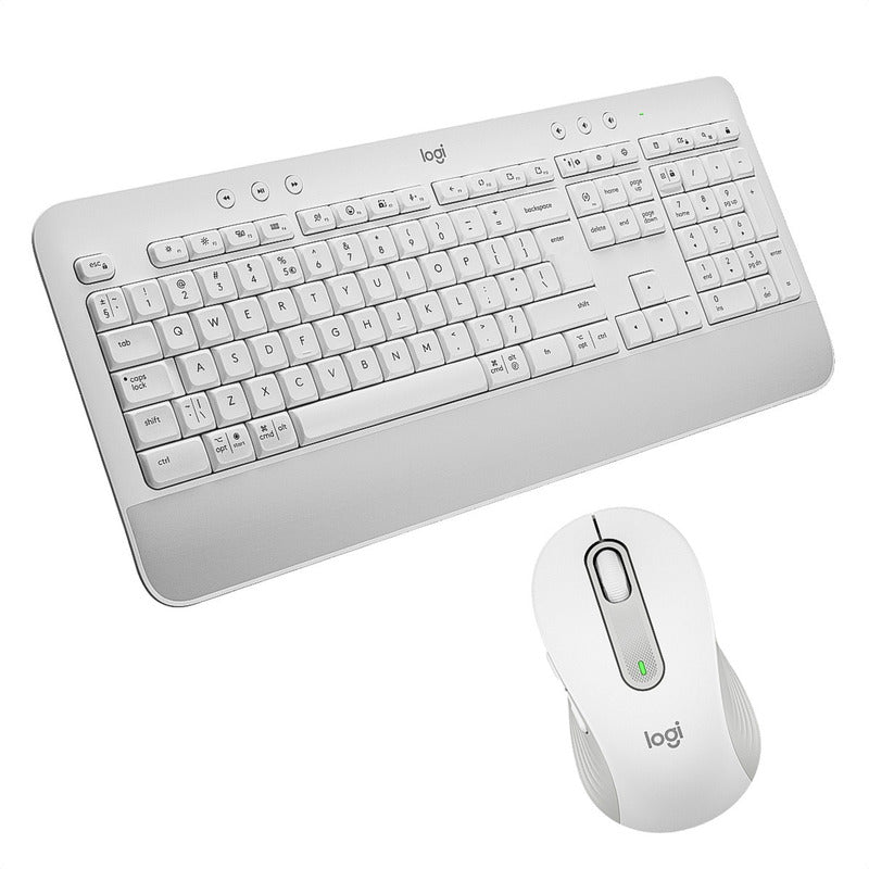 Combo Logitech Signature: Teclado K650 + Mouse M650, Blanco