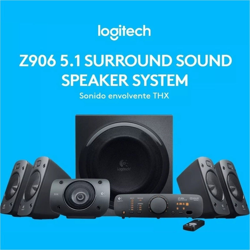 Combo Parlantes 5.1 Logitech Z906 + Adaptador Bluetooth