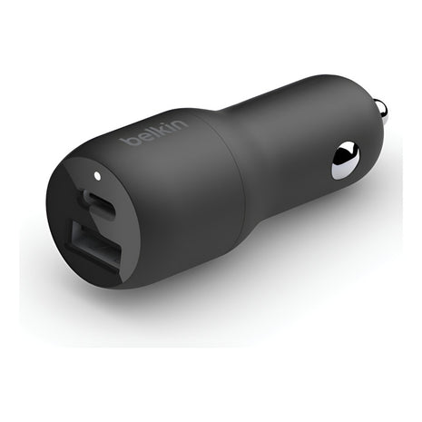 Cargador De Carro Dual Belkin Boostcharge Usb-c/a Pps De 37w