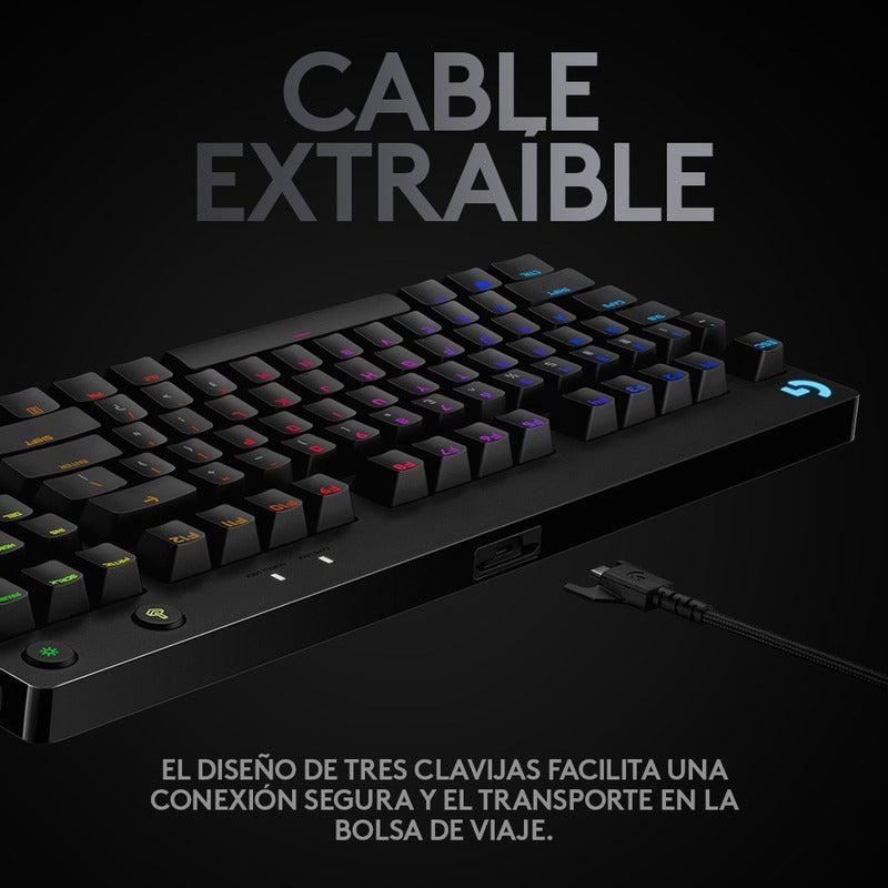 Teclado Gamer Mecánico Profesional Esports Logitech G Pro