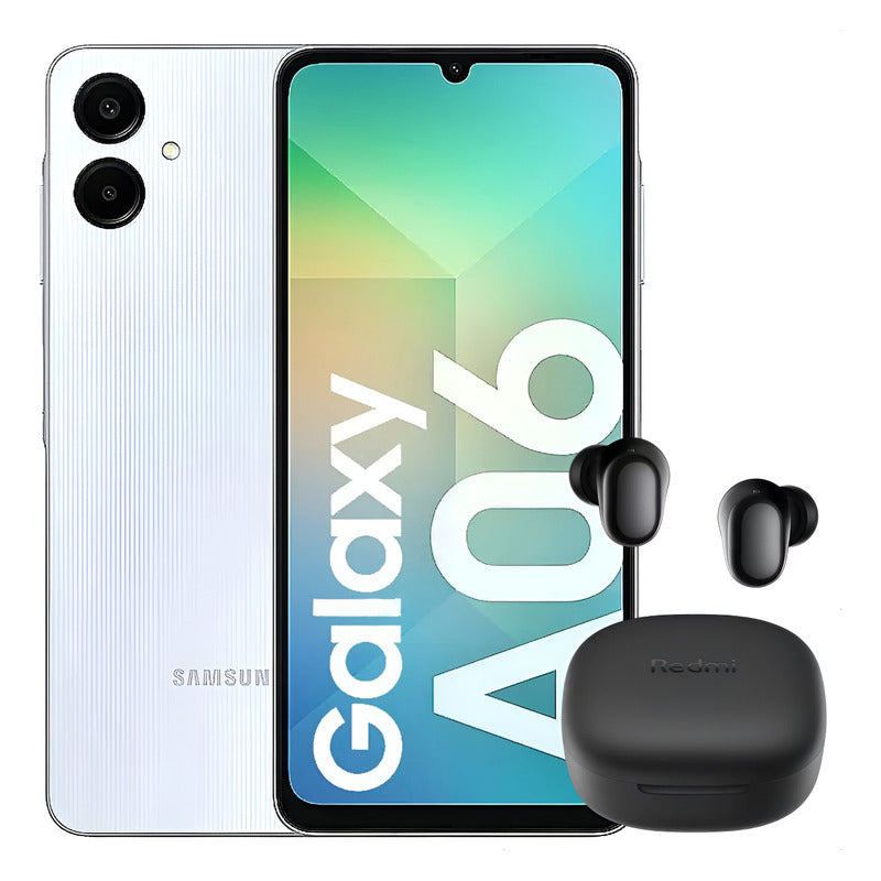 Celular Samsung Galaxy A06 128gb/4gb Azul + Buds 6 Play