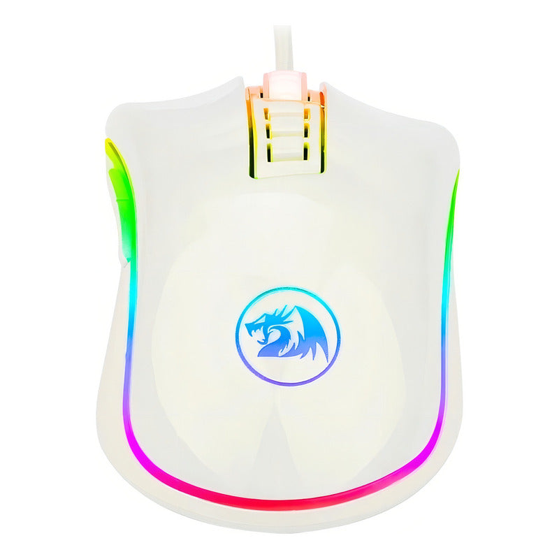 Mouse Gamer Redragon Cobra White M711-w White