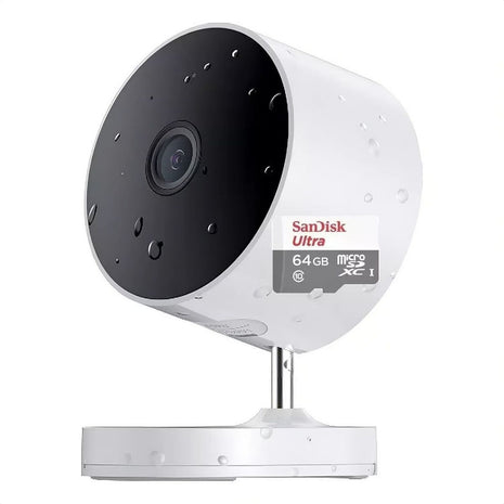 Xiaomi Aw200, Cámara Seguridad Exterior Ip65 1080p + 64gb Blanco
