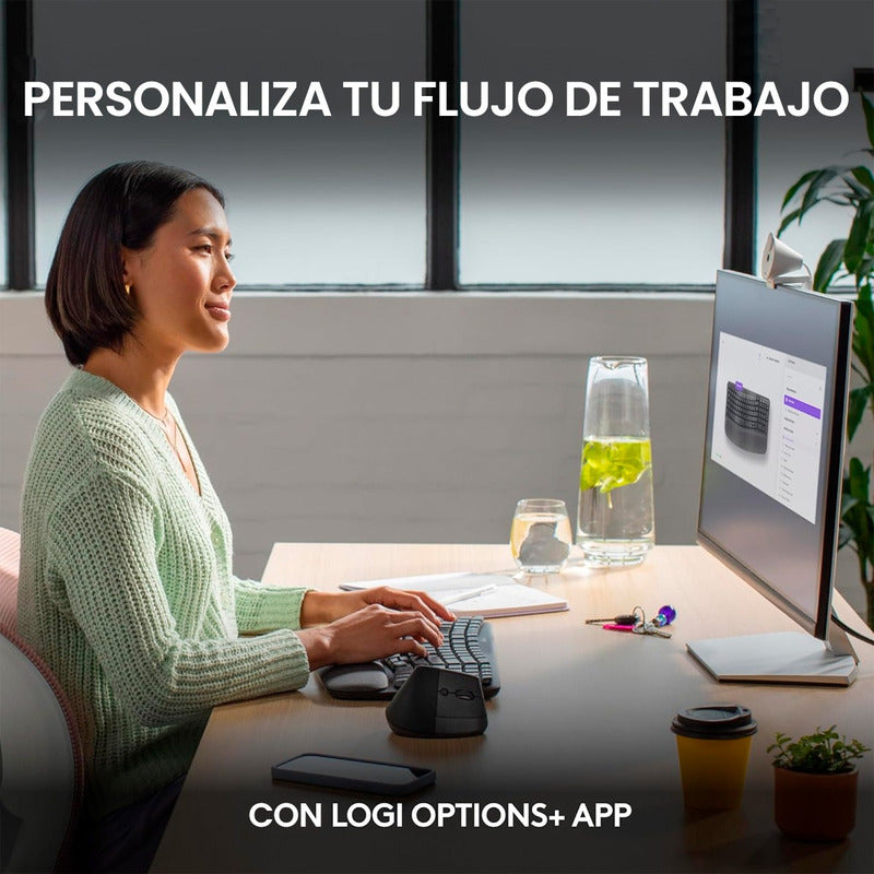 Teclado Ergonómico Inalámbrico Logitech Wave Keys, Bt / Bolt
