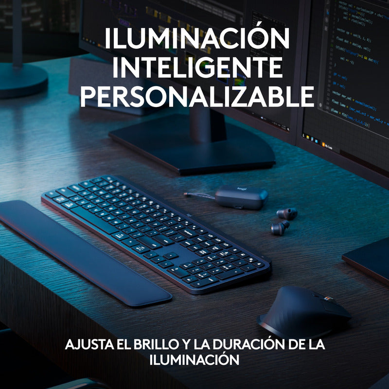 Teclado Inalámbrico Iluminado Avanzado Logitech MX Keys S