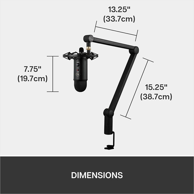 Combo Micrófono Yeti + Radius Iii + Compass, Blue Yeticaster