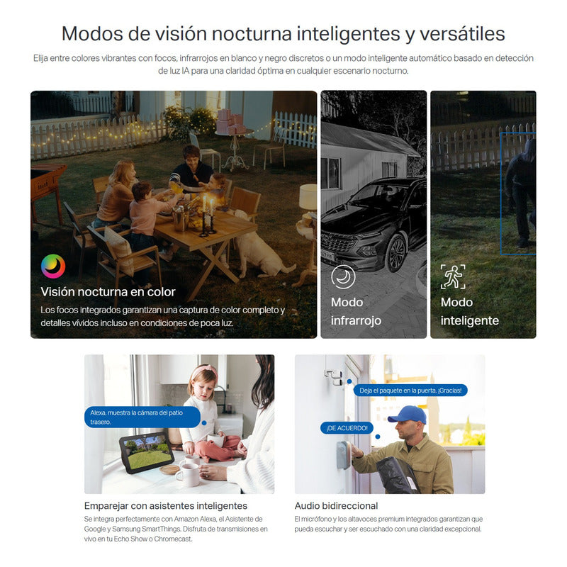 Cámara Seguridad Wifi Con Doble Lente 2k, Tp-link Tapo C246d