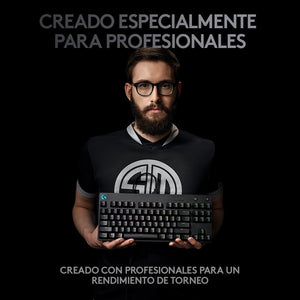 Teclado Gamer Mecánico Profesional Esports Logitech G Pro - Negro