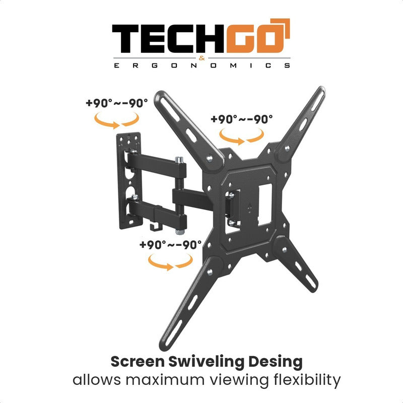 Soporte De Pared Tv/monitor 23''»55''/30kg, Techgo Spb-2206a