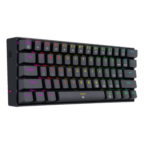 Teclado Gamer Redragon K630-rgb-sp Dragonborn 60%, Sw-red