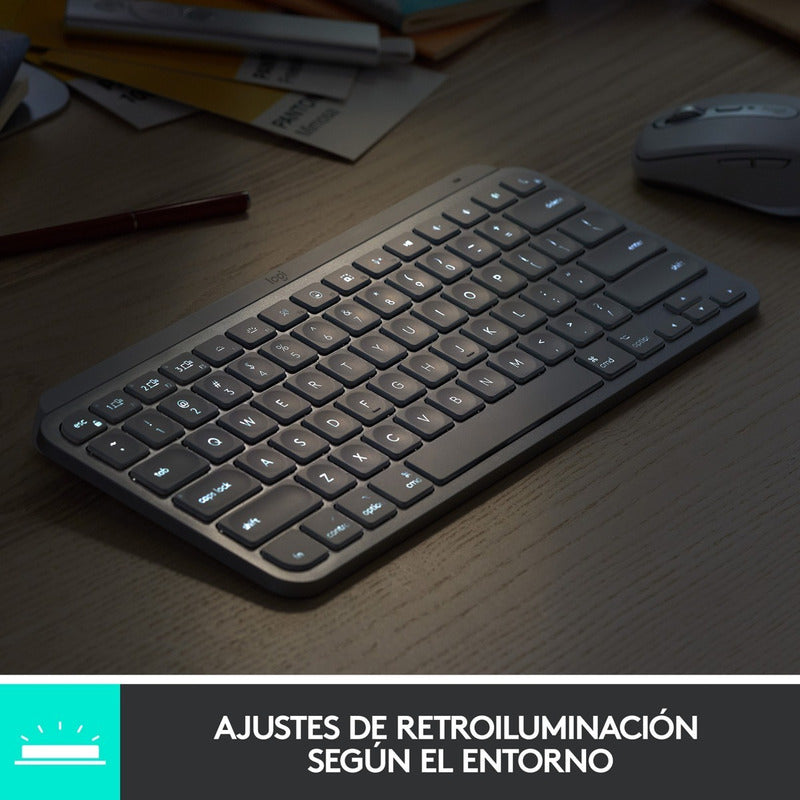 Teclado Avanzado Recargable Logitech Mx Keys Mini - Negro