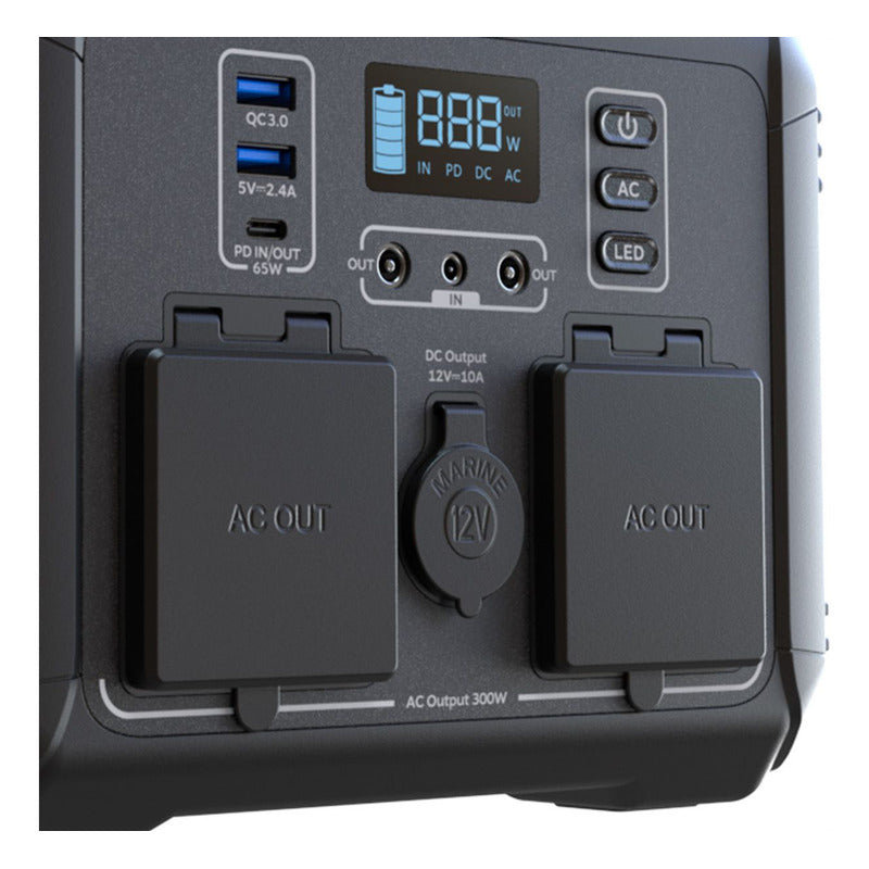 Planta Eléctrica Portátil Forza Fpp-t300, Baterías Lmfp 300w