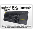 Teclado Inalámbrico Logitech Touch K400 Plus · Pc Tv Android Negro Español