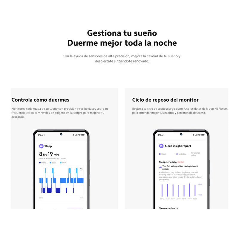 Xiaomi Smart Band 9, Pulsera Inteligente Smartwatch Bt, Blck