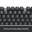 Teclado Mecánico Logitech K835 TKL con Diseño Compacto en Aluminio, Inglés