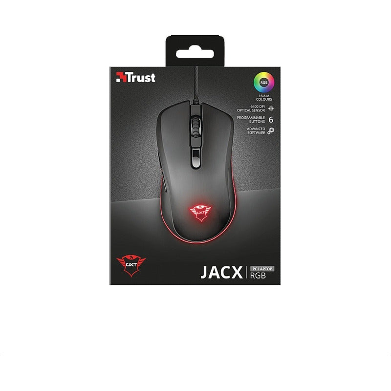 Mouse Gamer Rgb Trust Gxt 930 Jacx, 200~6400 Dpi / 6 Botones
