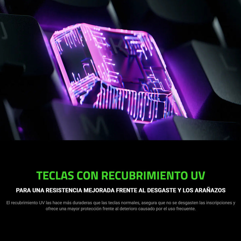 Teclado Gamer Razer Ornata V3, Semi-mecánico Chroma Rgb, Esp