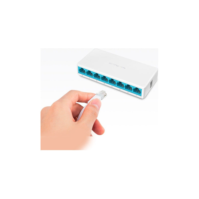 Switch De Escritorio Mercusys Ms108 8 Puertos 10/100 Mbps