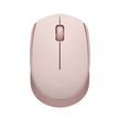 Mouse Inalámbrico Logitech M170 Receptor USB 2.4GHz Batería 12 Meses Diseño Portátil Ambidiestro - Rosa
