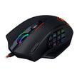 Mouse Gamer Redragon Impact M908 RGB Chroma 12400DPI 18 Botones Programables MMO MOBA Pesas Ajustables