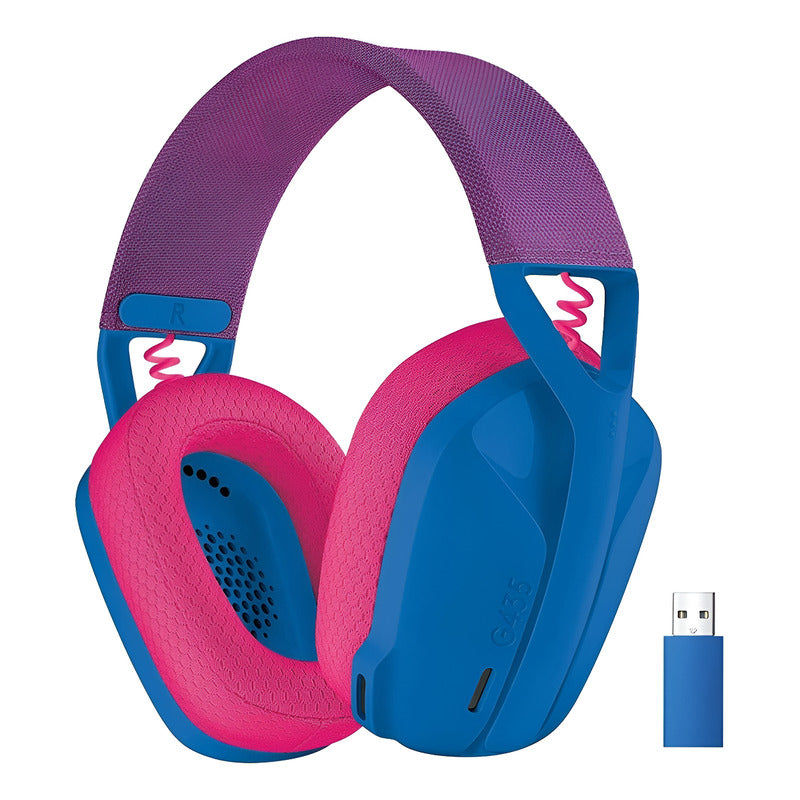 Diadema Gamer Inalámbrica + Bt, Logitech G435, Pc Ps5 - Azul
