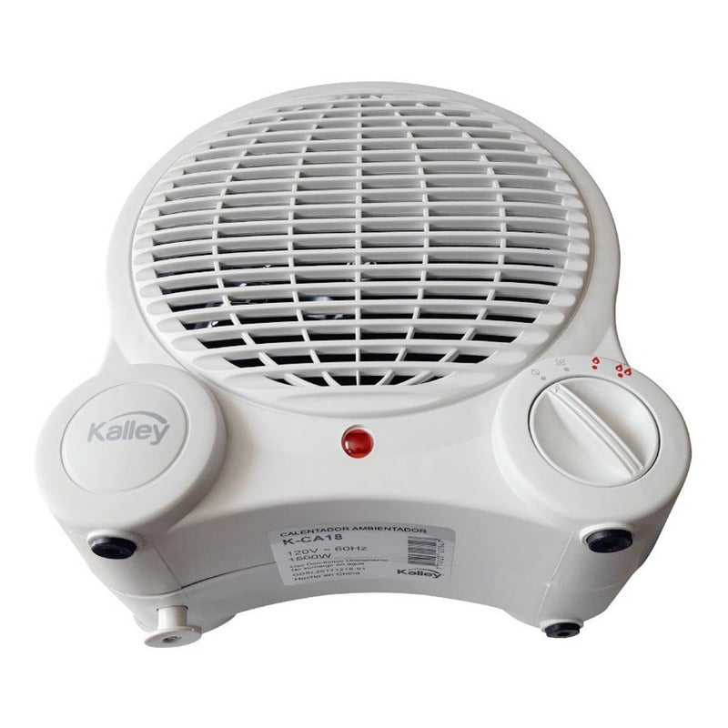 Calefactor de Ambiente Kalley K-CA18 con Función de Calentador y Ventilador + Garantía de 2 Años