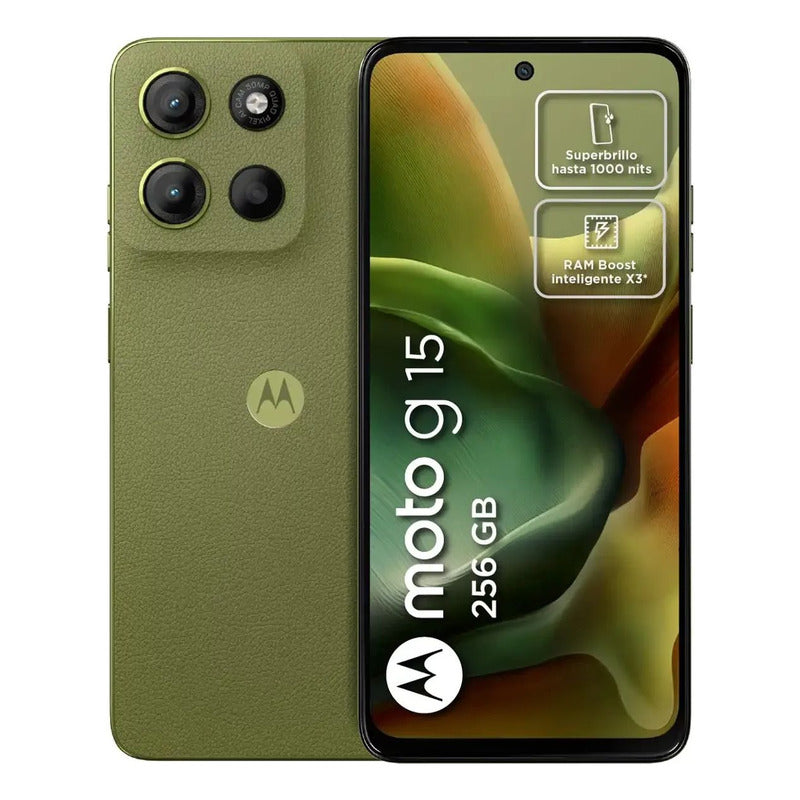 Celular Motorola Moto G15 4g Dual Sim 256gb/4gb 6.7'', Verde
