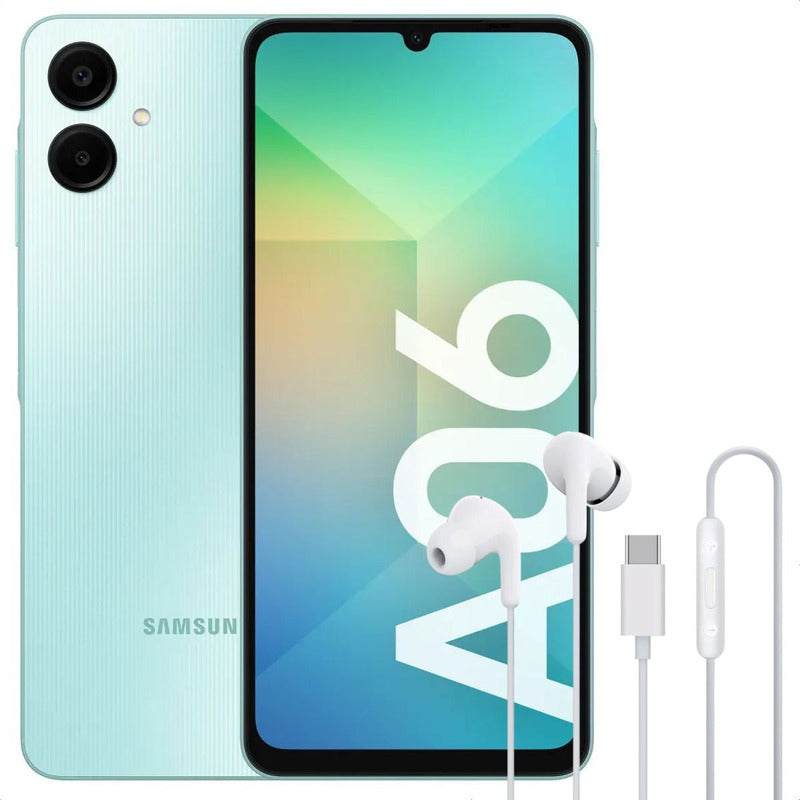 Celular Samsung Galaxy A06 128gb/4gb Vrd + Audífonos Tipo C