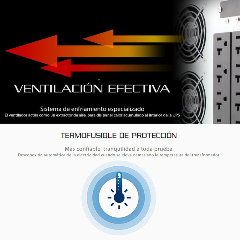 Ups Online 3kva Forza Atlas Fdc-103k, 3000va/3000w, 9 Tomas Negro