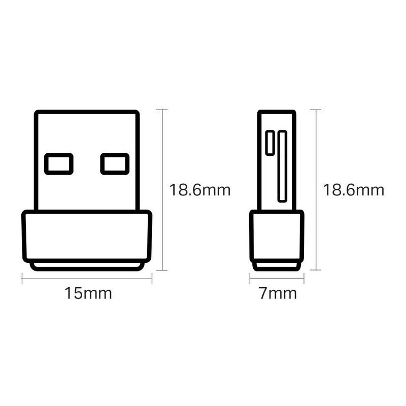 Adaptador Usb Wifi Banda Dual Ac600, Tp-link Archer T2u Nano