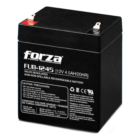 Batería Recargable 12v/4.5ah Forza Fub-1245 Para Ups Alarmas