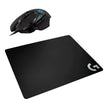 Combo Gamer Logitech: Mouse G502 Hero Rgb + Pad Mouse G240
