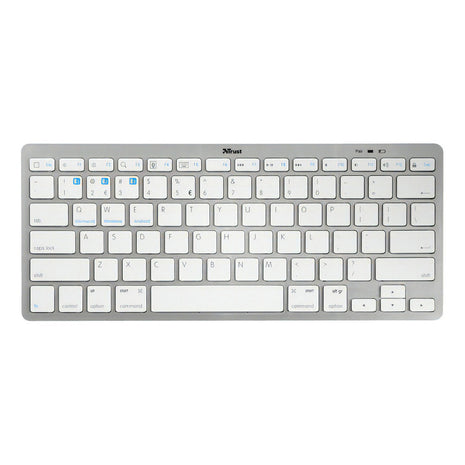 Teclado Trust Nado Inalámbrico Bluetooth Blanco Español