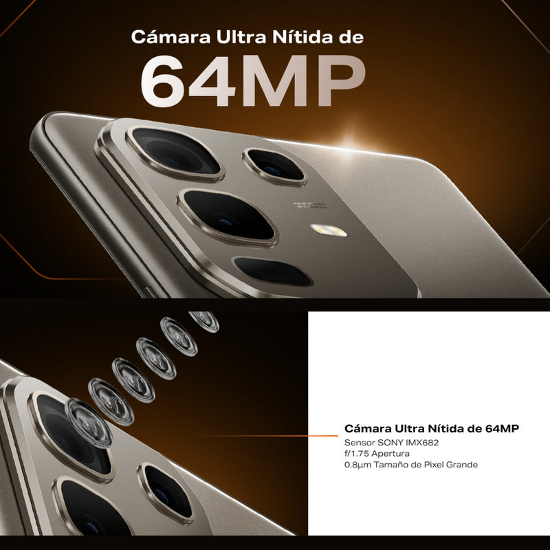 Celular Infinix Note 50s 5g Dual Sim 256gb/8gb Nfc Ip64 Rojo