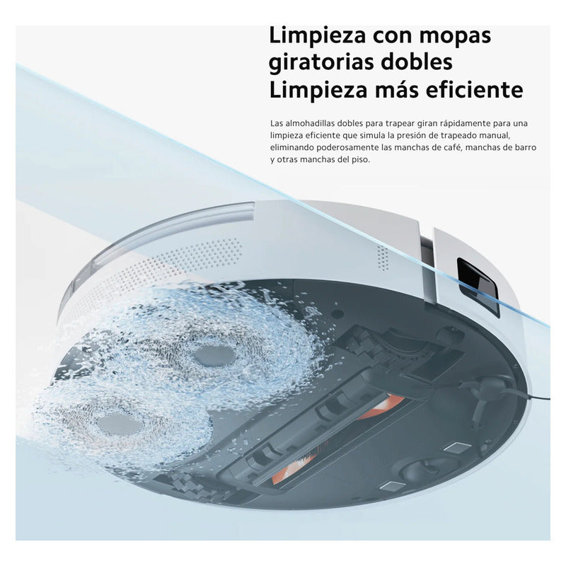 Xiaomi Robot Vacuum S20+, Aspiradora Trapeadora Inteligente Blanco